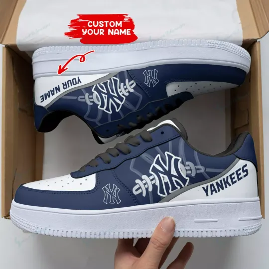Discover Yankees Personalized Low Top Sneakers for Women