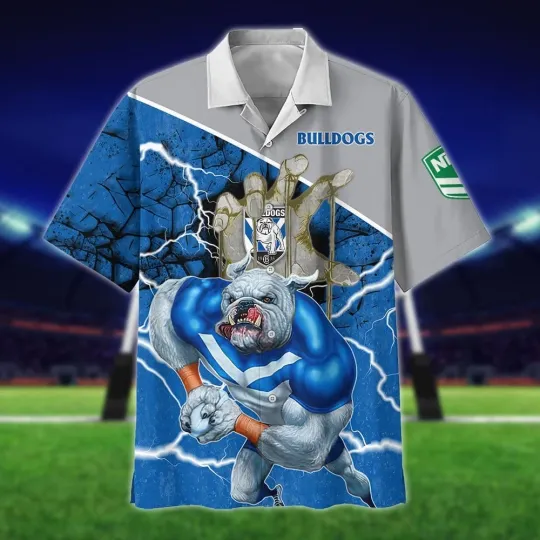Discover NRL Bulldogs Personalized Hawaiian Shirt for Fans