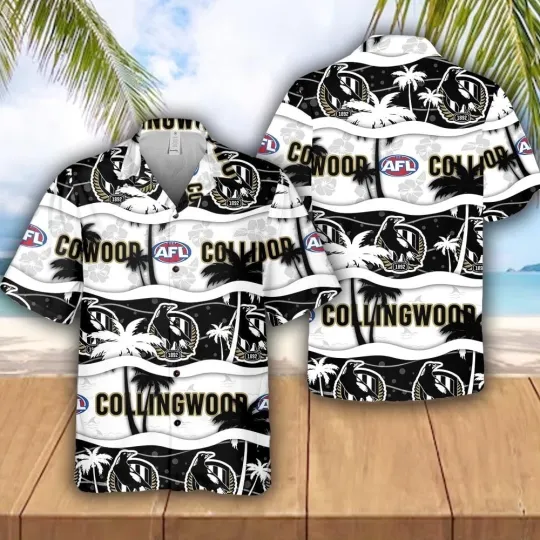 Discover Collingwood Football Club Hawaiian Shirt for Fans