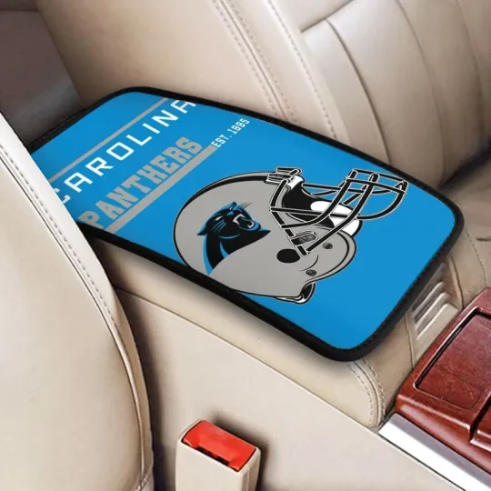 Discover Carolina Football Car Armrest Cushion Auto helmet Car Box Cover Center Pad