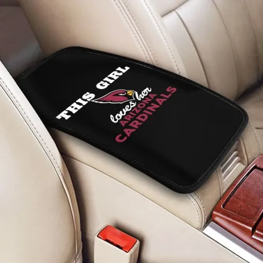 Discover "This Girl Loves Her"Arizonna Football Car Armrest Cushion Box Cover Center Pad