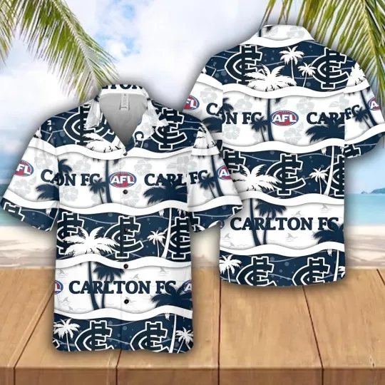 Discover Carlton Football Club Hawaiian Shirt for Fans