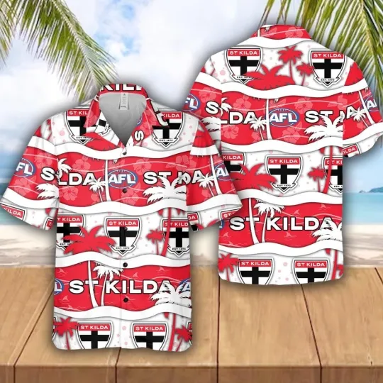 Discover St Kilda FC Hawaiian Shirt for Fans