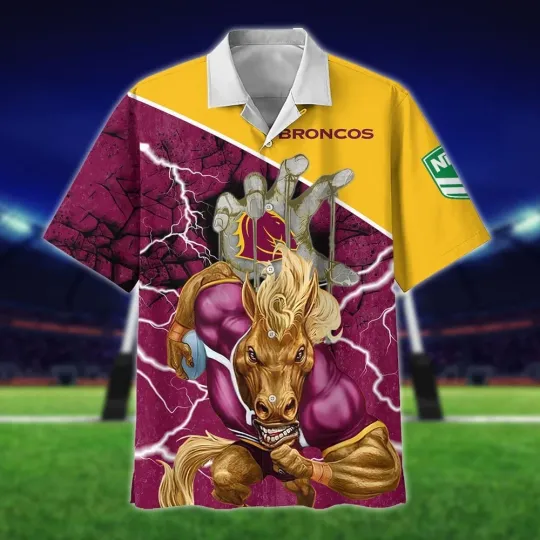 Discover NRL Brisbane Broncos Personalized Hawaiian Shirt for Fans