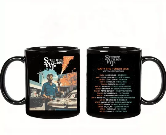 Discover Stephen Wilson JR. Gary The Torch 2026 Tour Mug