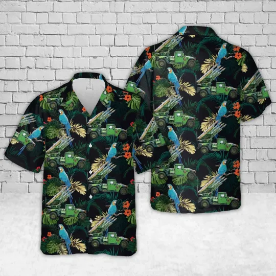 Discover SLAMRAAM Surface Launched AMRAAM Hawaiian Shirt