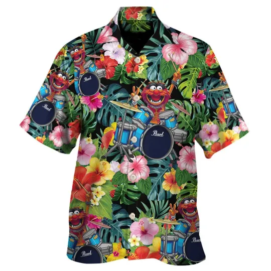 Discover Animal The Muppet Drum Hawaiian Shirt