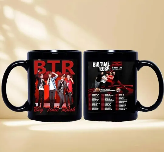 Discover The Big Time Rush 2025 Tour Coffee Mug