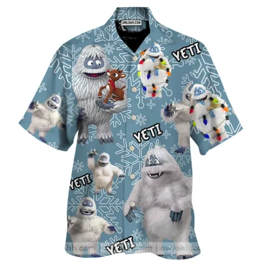 Discover Snowman Summer Beach Button Down For Men