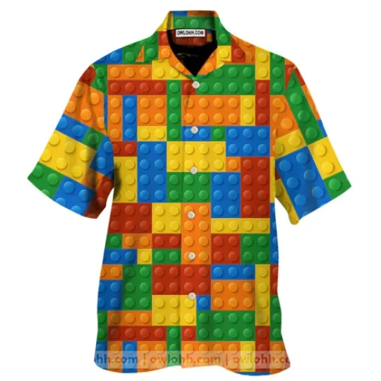 Discover Amazing Lego Hawaiian Shirt Aloha Summer Beach Button Down For Men