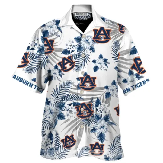 Discover Auburn Tigers Hawaiian Shirt Aloha Summer Beach Button Down