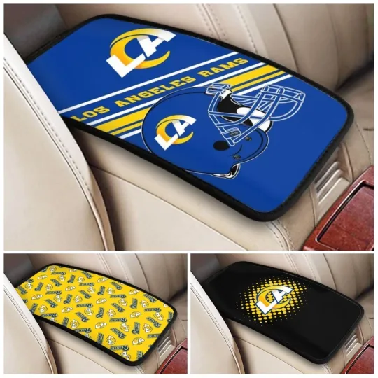 Discover St. Louis Rams Car Armrest Cushion Auto Car Box Cover Center Pad,fans Gift
