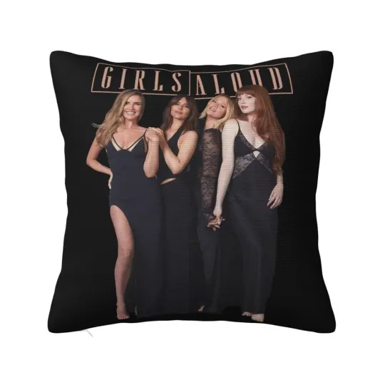 Discover Girls Aloud Pop Icons Pillow Cover – Music Decor Polyester Cushion Case