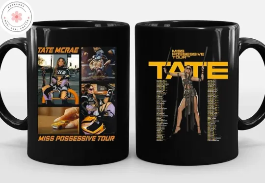 Discover Tate McRae Tour 2025 Fan Shirt, Tate McRae Miss Possessive World Tour 2025 Mug