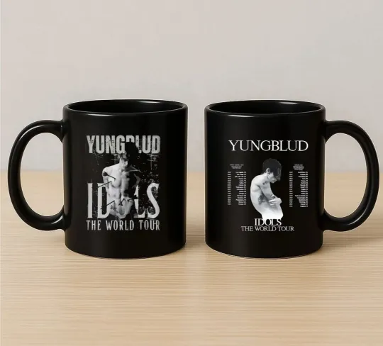 Discover Yungblud 2025 Idols World Tour Mug – Concert Coffee Cup for Fans