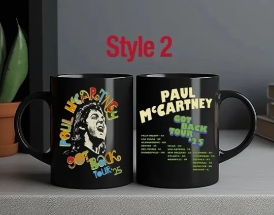 New Hot P mccartney Got Back Tour 2025 North America Coffee Mug