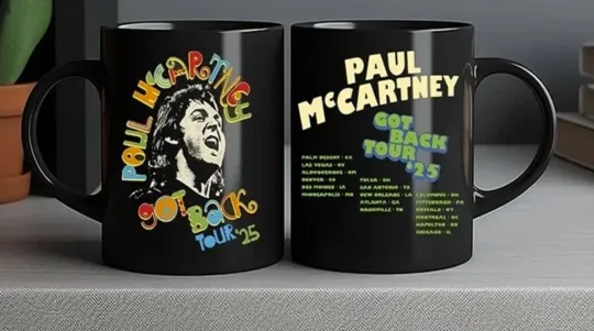 New Hot P mccartney Got Back Tour 2025 North America Coffee Mug