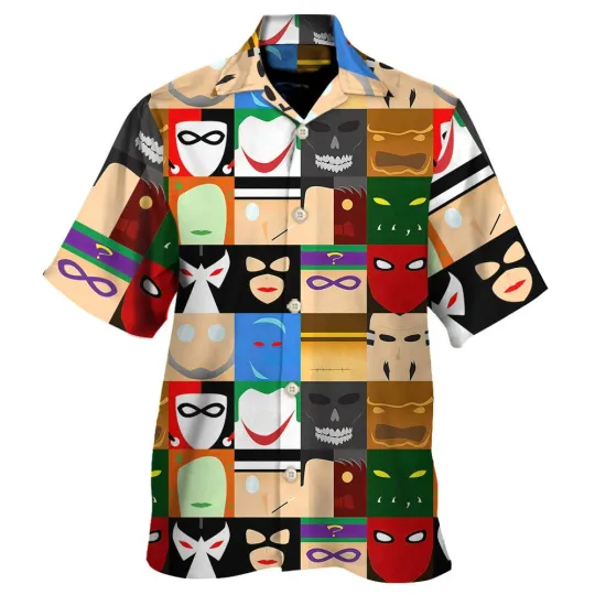 Superhero Movie justice League Hawaiian Shirt