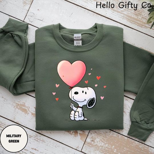 Discover Dog Love Sweatshirt, Cozy Love Sweatshirt, Valentine's Day Gifts, Heart Balloon Gift Sweater, Valentines Dog Sweater, Valentine Love Gift