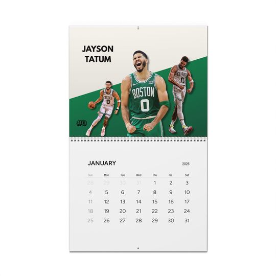 Discover Boston Celtics 2026 Wall Calendar