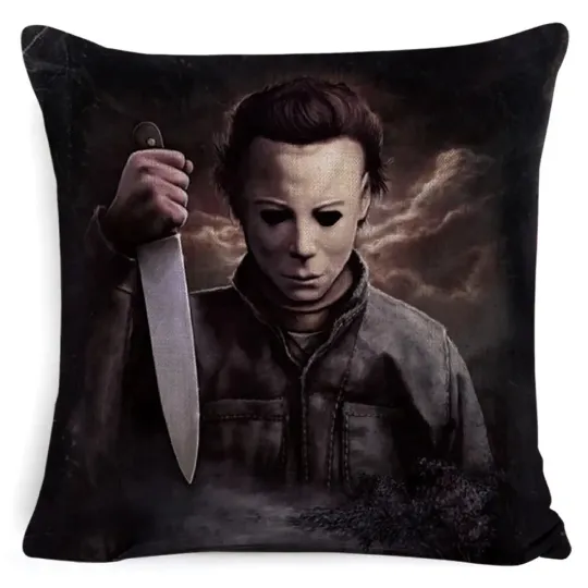 Discover Halloween Michael Myers Franchise Throw Pillowcase