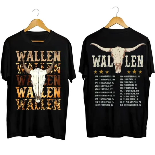Discover Wallen Western Still the Problem Tour 2026 Nashville Concert Gear T-Shirt