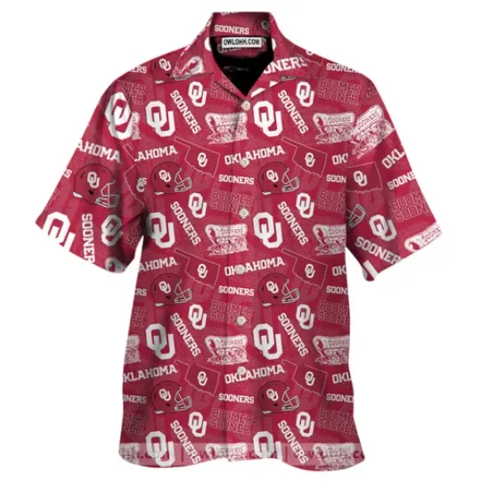 Discover Oklahoma Sooners Hawaiian Shirt Aloha Summer Beach Button Down For Men