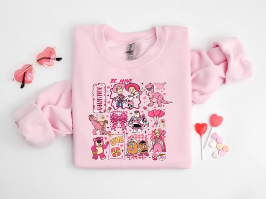 Discover Toy Story Valentine Be Mine Shirt, Valentines Day Sweatshirt, Disney Couples Shirt, Couple Matching Tee, Disney Love Sweater, Valentines Tee