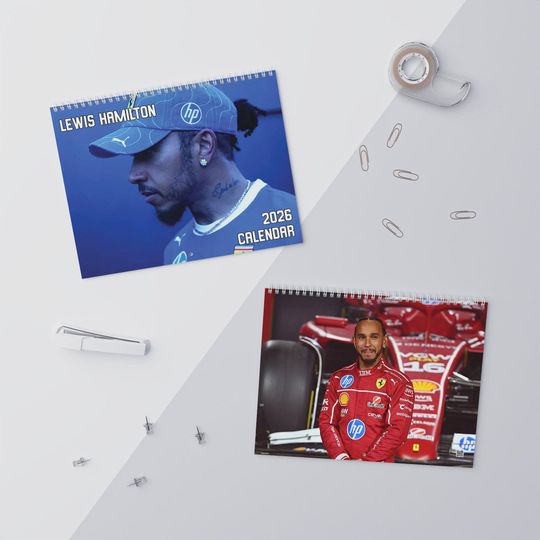 Discover 2026 Lewis Hamilton Wall Calendar | 2026 Wall Calendar | Lewis Hamilton