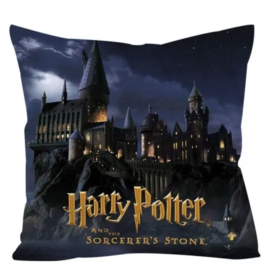 Discover Harry Potter Hogwarts & Co. Double Sided Throw Pillowcase