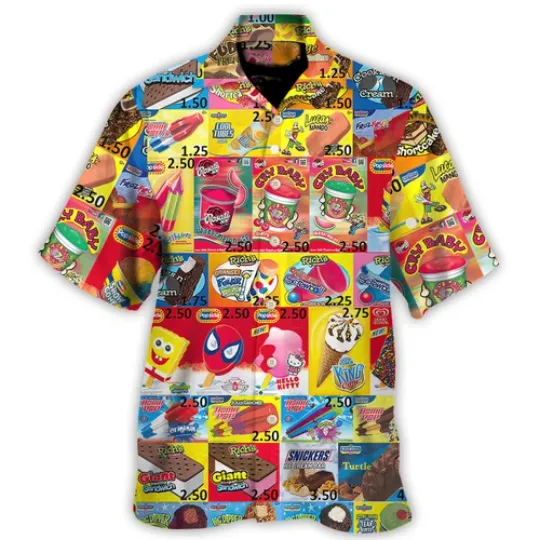 Discover Old Ice Cream Hawaiian Shirt