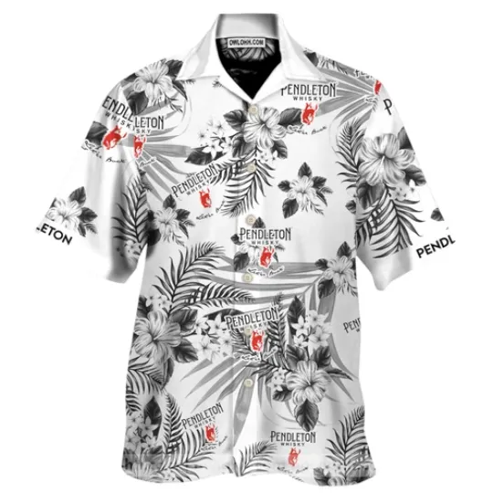 Discover Pendleton Whisky Hawaiian Shirt Aloha Summer Beach Button Down