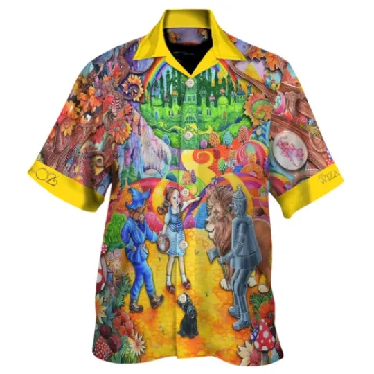 Discover The Wizzard Of Oz Hawaiian Hawaiian Shirt Aloha Summer Beach Button Down
