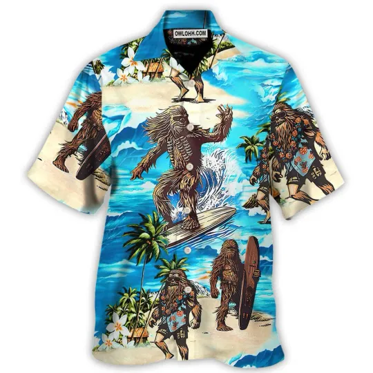 Discover Starwars Chewbacca Surfing Hawaiian Shirt For Men Women