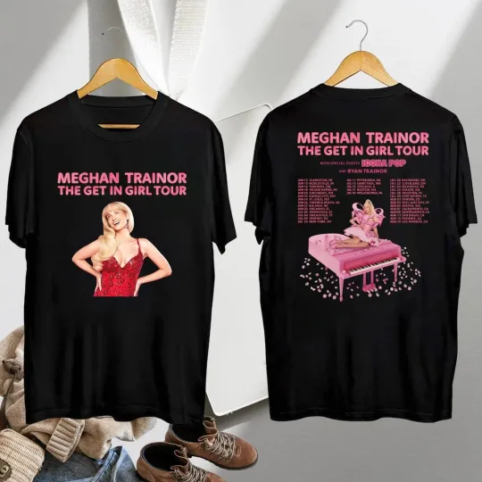 Discover Meghan Trainor the Get in Girl Tour Shirt, Meghan Trainor Tour 2026 T-Shirt