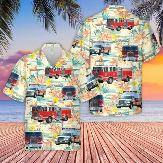 Discover Truckee Fire Protection District And Paramedic Hawaiian Shirt