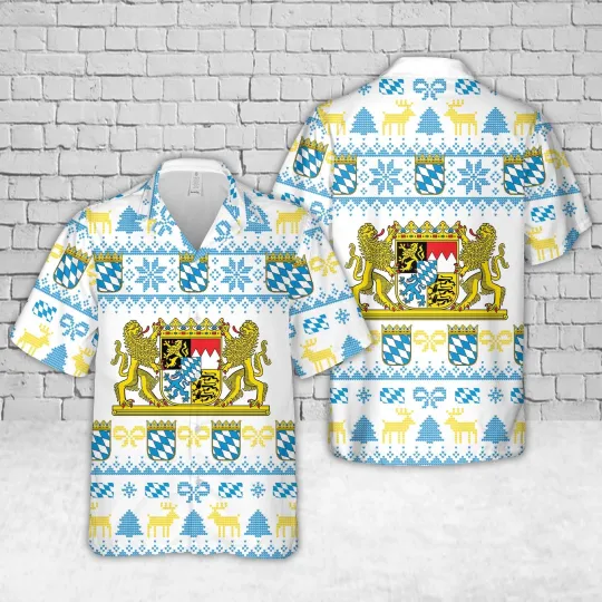Discover Germany Bavaria Christmas Hawaiian Shirt
