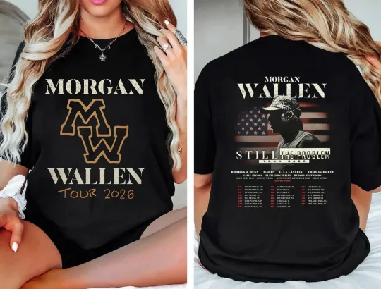 Discover Wallen Western Still The Problem Tour 2026 T-Shirt