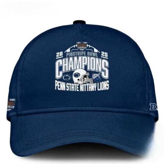Penn State 2025 Pinstripe Bowl Champions Limited Edition Cap