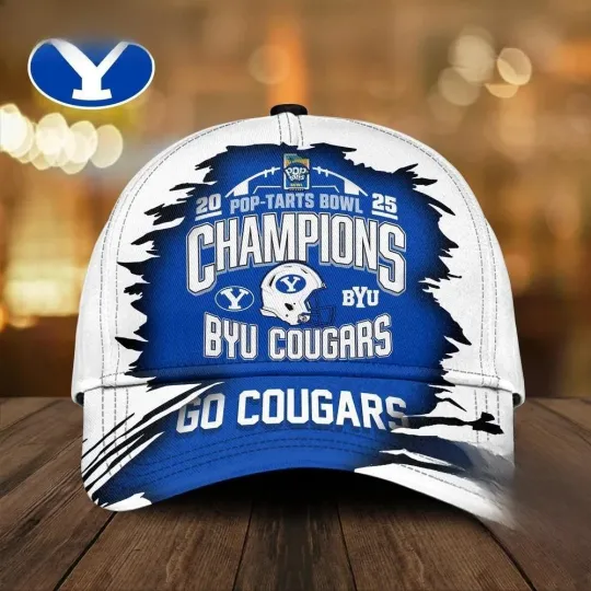 Discover BYU Cougars 2025 NCAA Pop-Stars Bowl Champions Classic Cap
