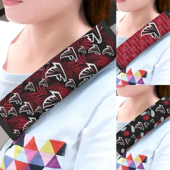 Discover Atlanta Football Car Seat Belt Pad Shoulder Pad Cover Comfortable Driving
