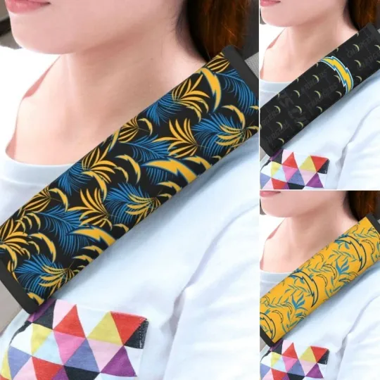 Discover San Diego Football Car Seat Belt Pad Shoulder Pad Cover Comfortable Driving