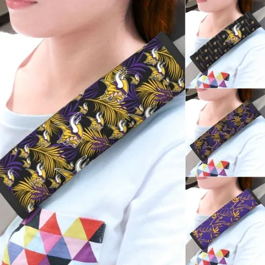 Minnesota Football Car Seat Belt Pad Shoulder Pad Cover Comfortable Driving