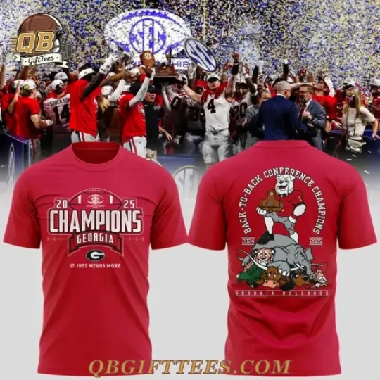 Discover HOT!!Georgia 2025 Football Champions Locker Room Special Edition Shirt