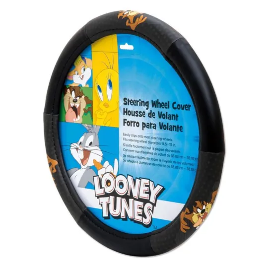 Discover Warner Bros Looney Tunes Taz Mania Grip Steering Wheel Cover