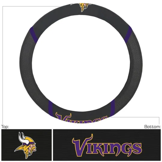 Discover Football Minnesota Steering Wheel Cover