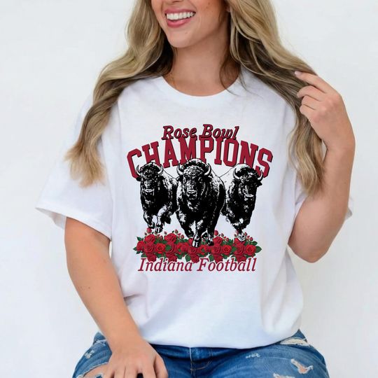 Indiana Football 2026 Rose Bowl Game Champs Shirt, Indiana Football T-shirt, Rose Bowl Tee, Game Day, Fans Gift