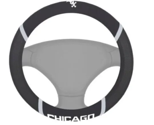 Discover CHICAGO WS  Black Mesh Extra Grip Car Truck Steering Wheel Cover