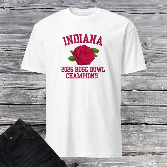 2026 Rose Bowl Champions Indiana Hoosiers Short Sleeve T-Shirt