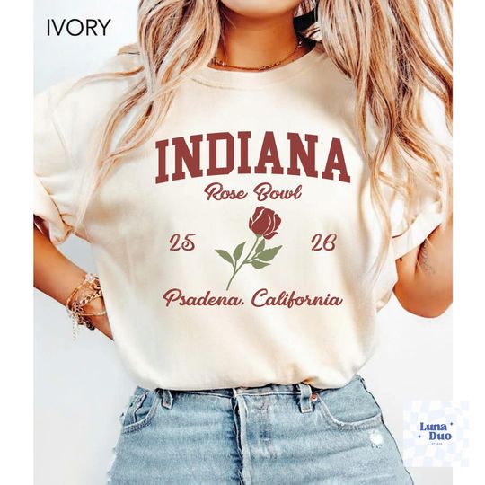 Indiana Rose Bowl Shirt, Hoosiers Victory Shirt, Game Day Shirt, College Football Shirt, Rose Bowl Shirt, Pasadena Game Day